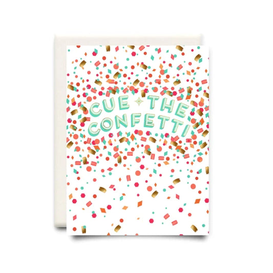 Cue the Confetti Birthday Card