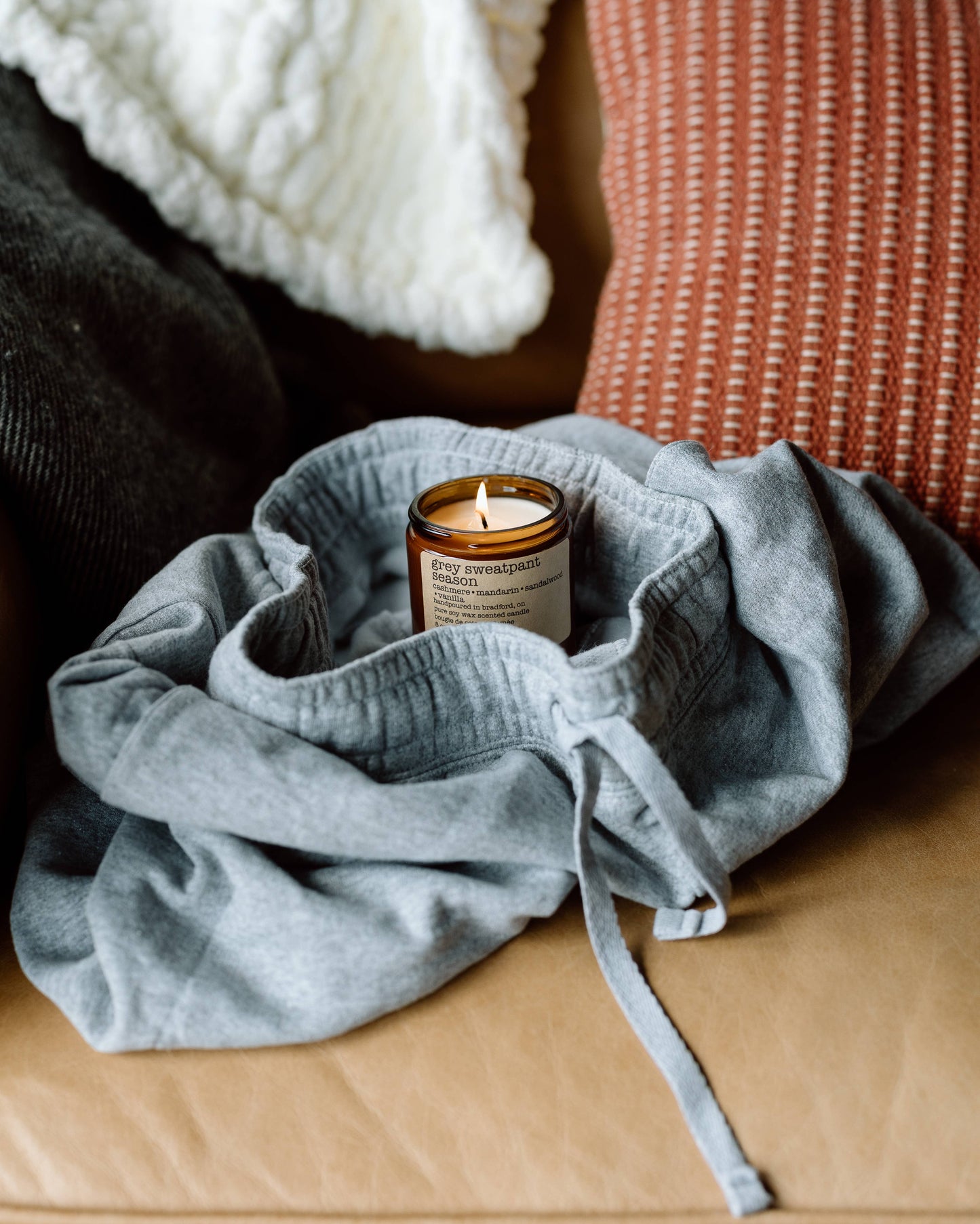 Grey Sweatpant Season | Soy Candle