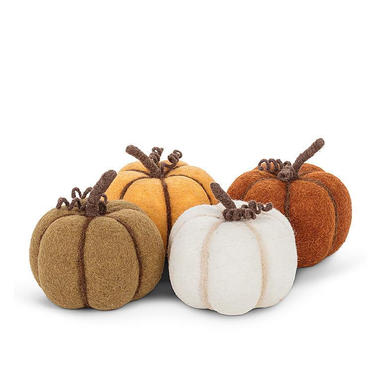 Medium Felt Pumpkin