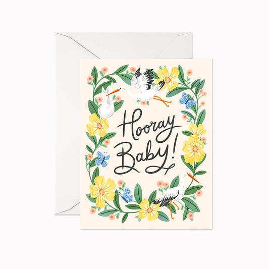 Hooray Baby Card