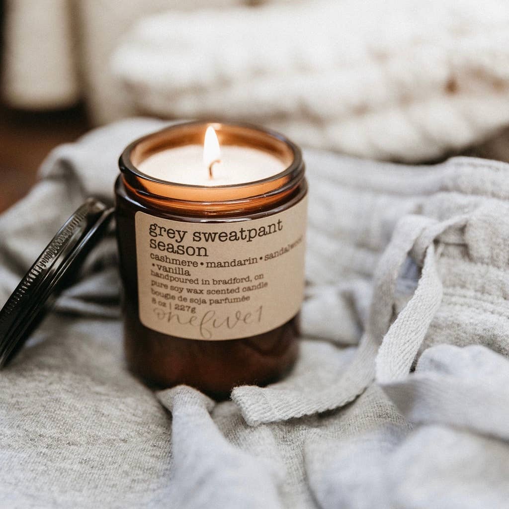 Grey Sweatpant Season | Soy Candle