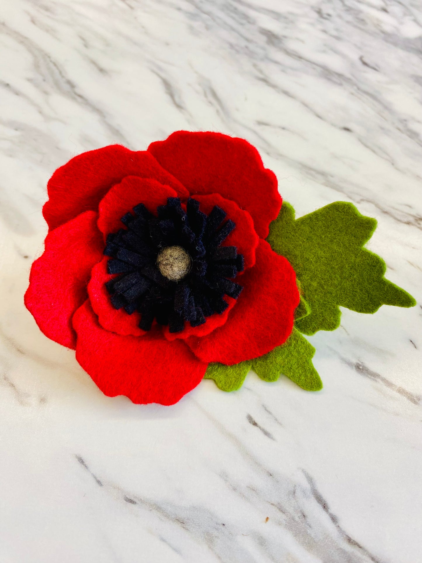 Felt Remembrance Poppy