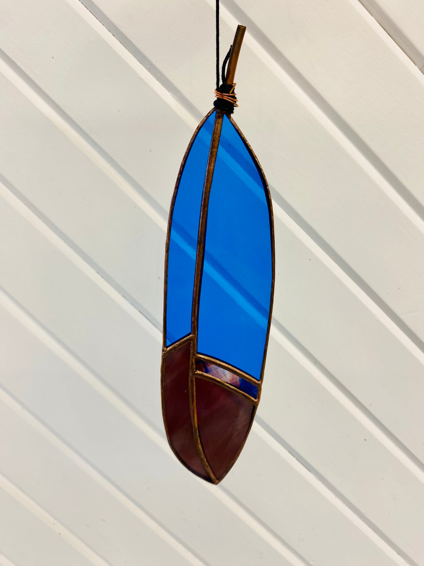 Stained Glass Feather