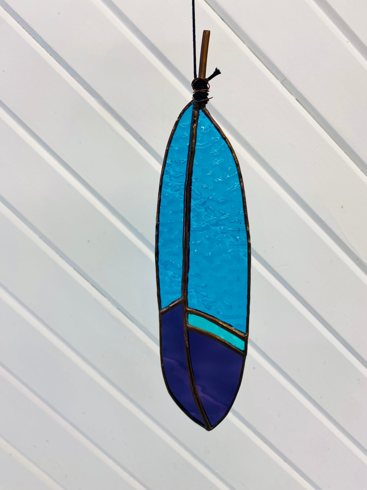 Stained Glass Feather