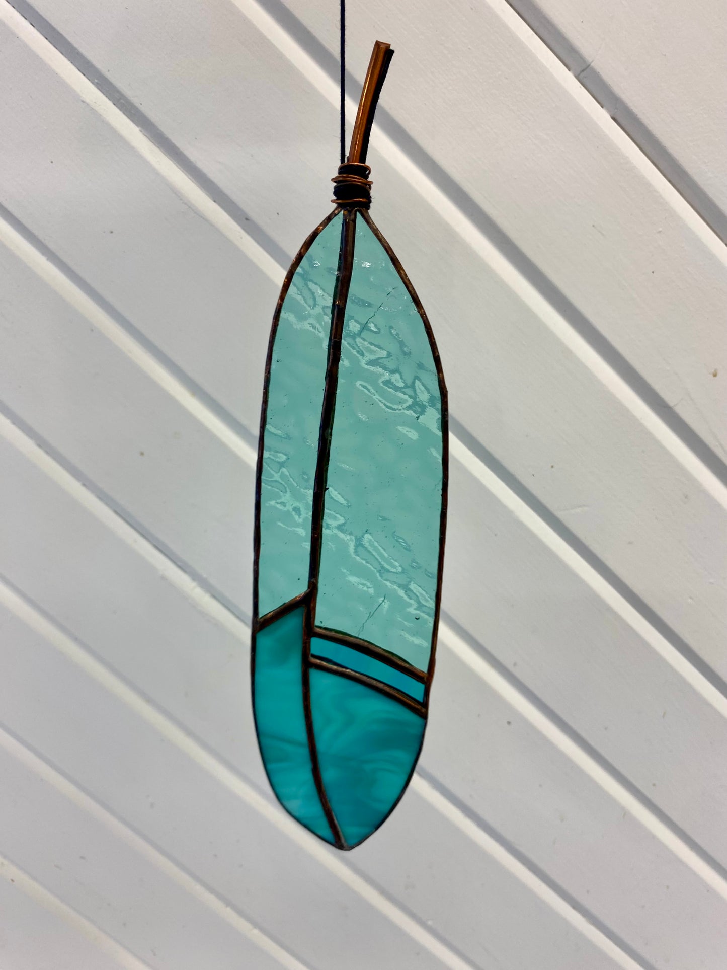 Stained Glass Feather