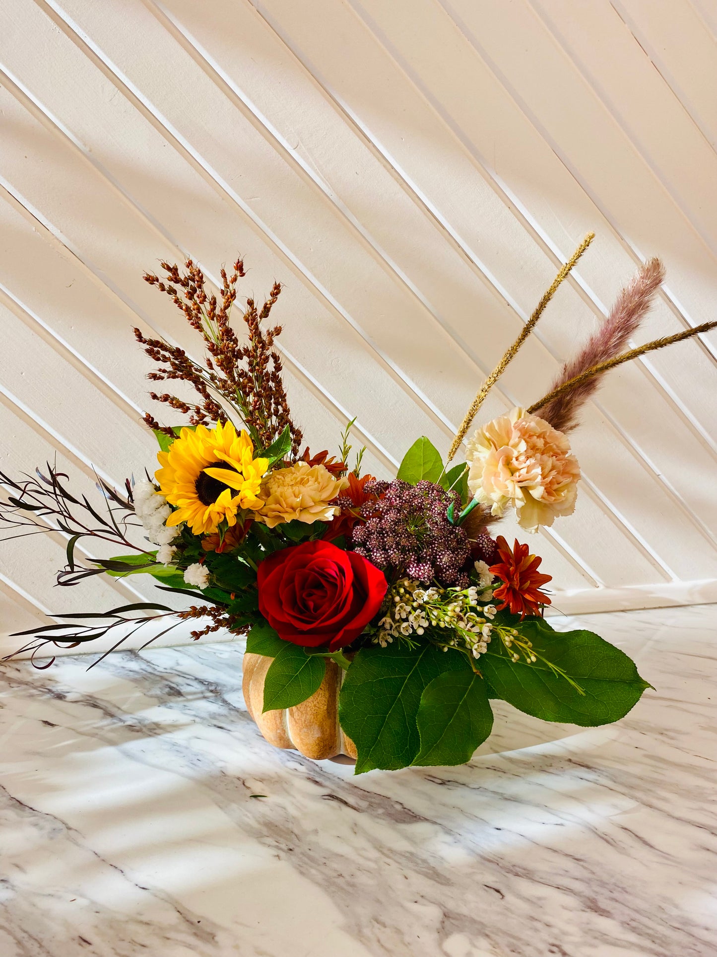 Pumpkin Thanksgiving Arrangement