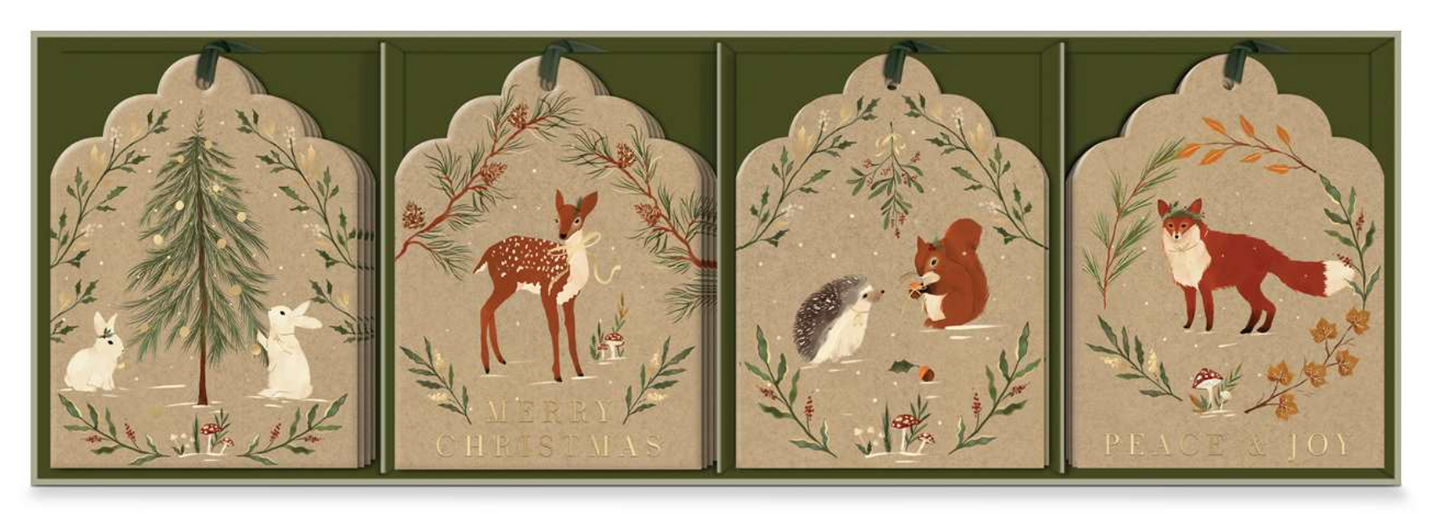 Holiday Gift Tag Set | Woodland