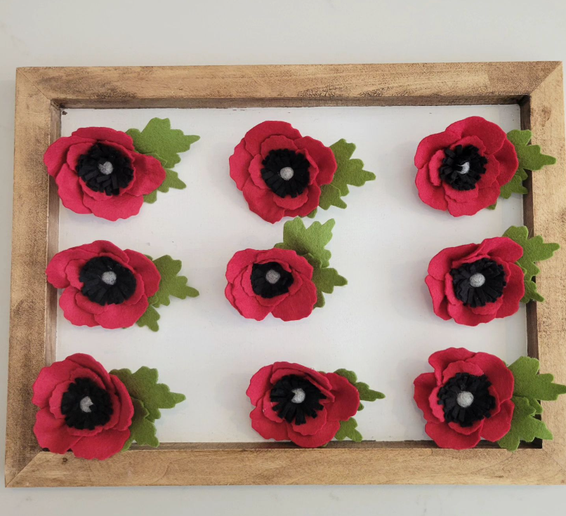 Felt Remembrance Poppy