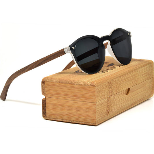 Rio Walnut Wood Sunglasses