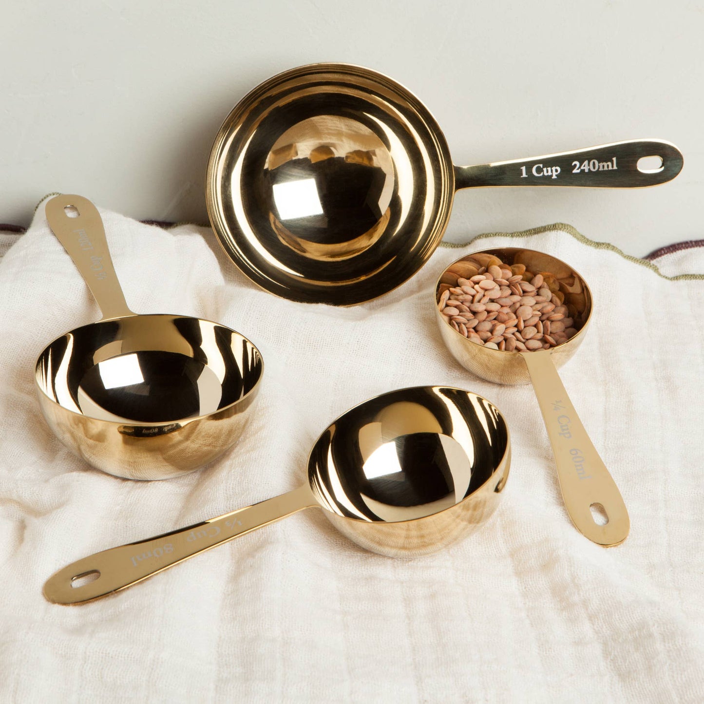 Gold Measuring Cups