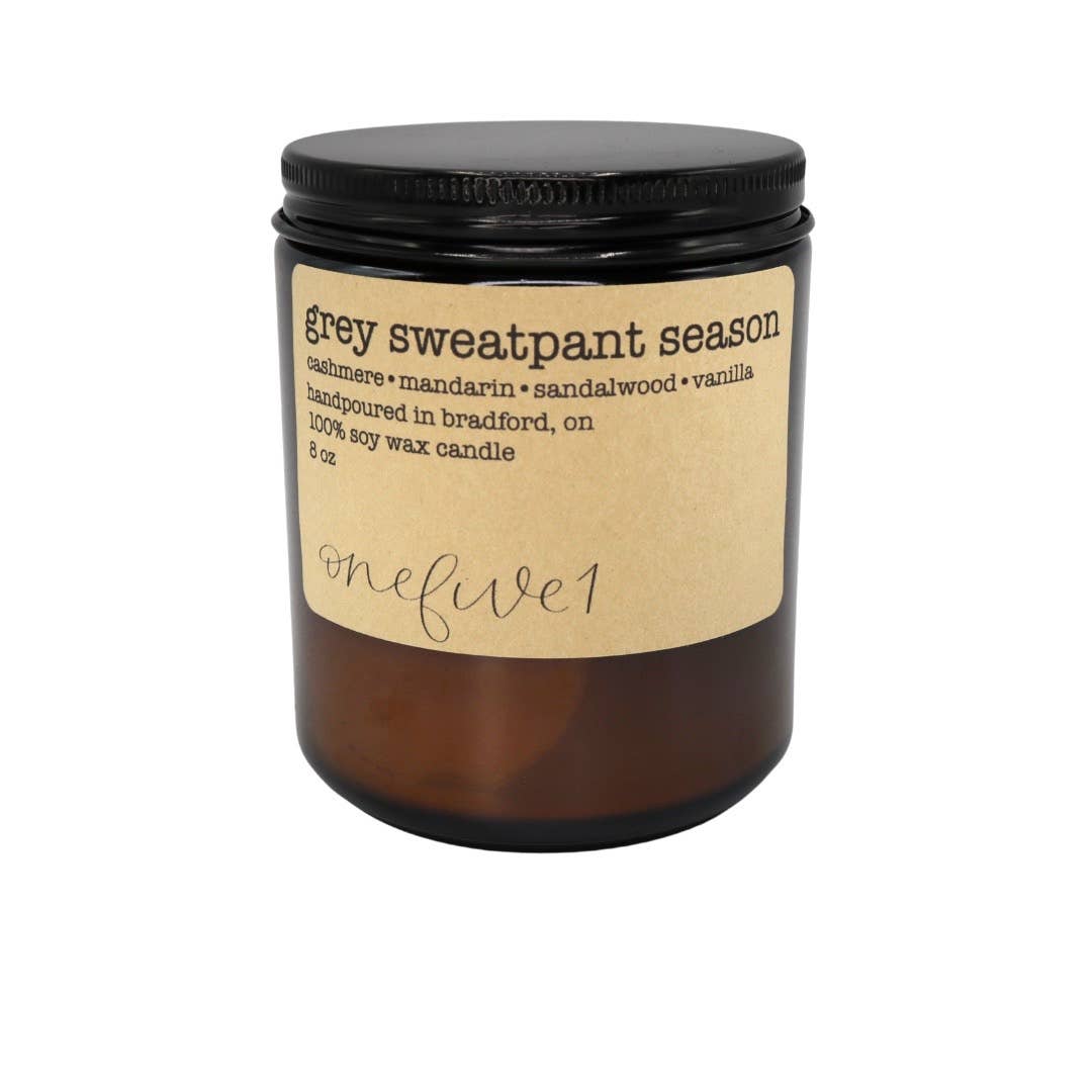 Grey Sweatpant Season | Soy Candle