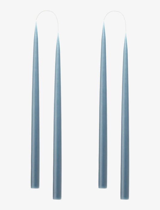 Blue Grey Danish Taper Candle | 10"