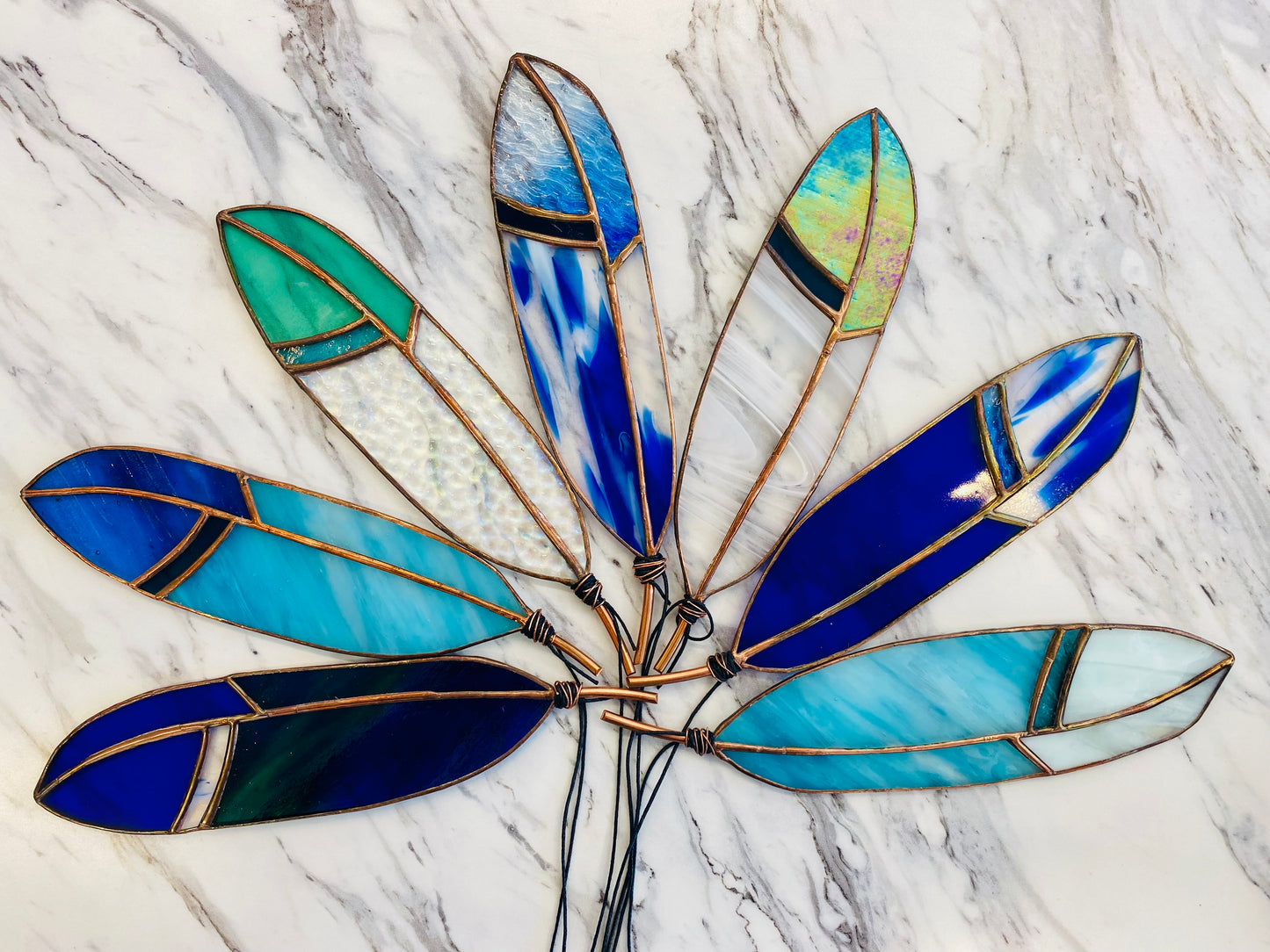 Stained Glass Feather