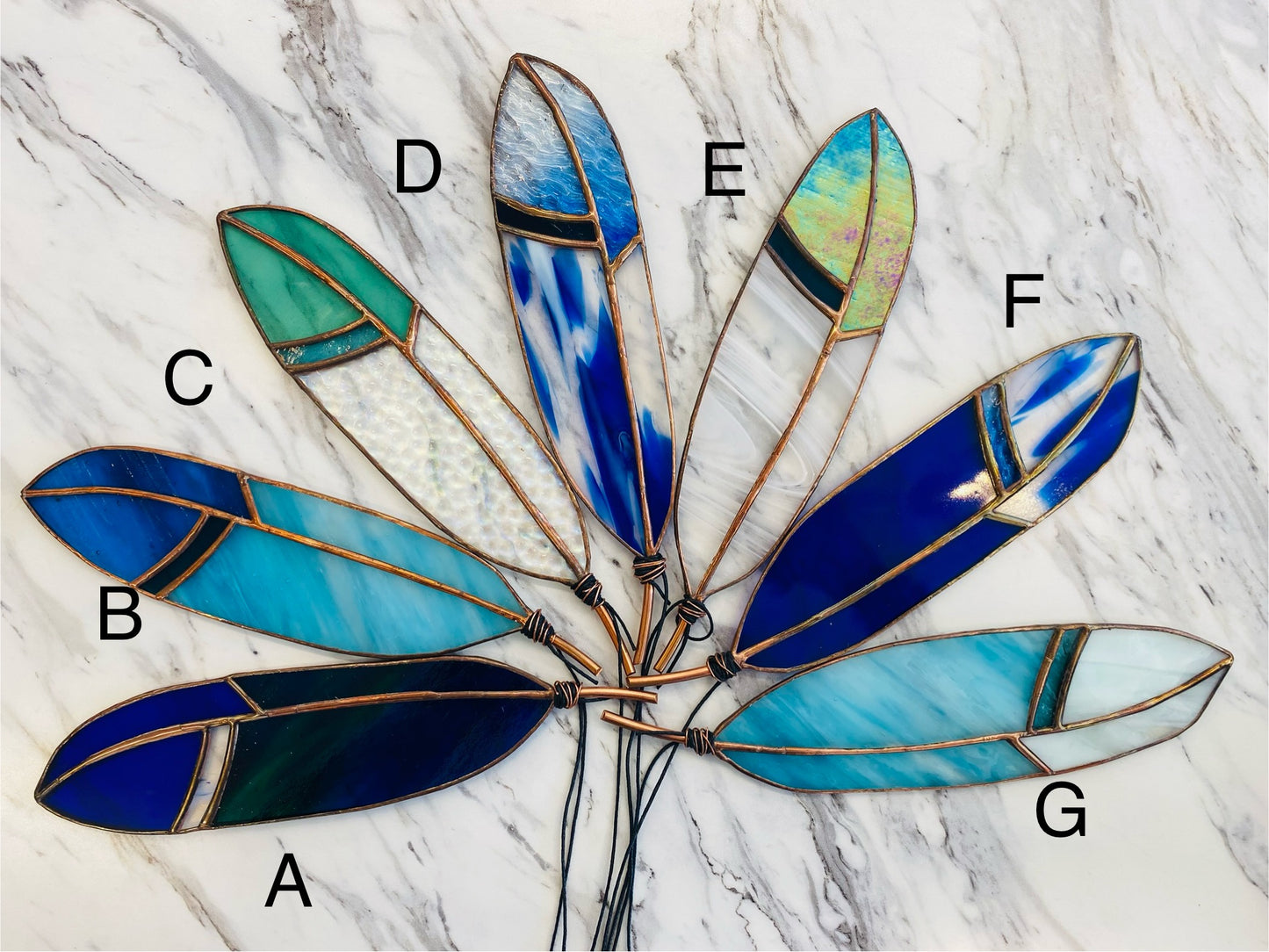 Stained Glass Feather