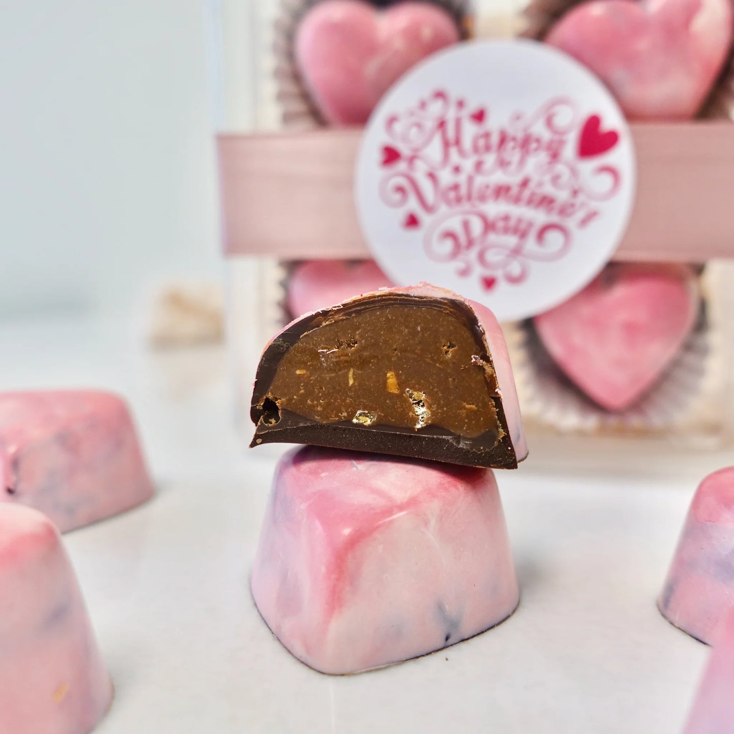 Box of 4 Sweetheart Gianduja Truffles *COMING SOON*