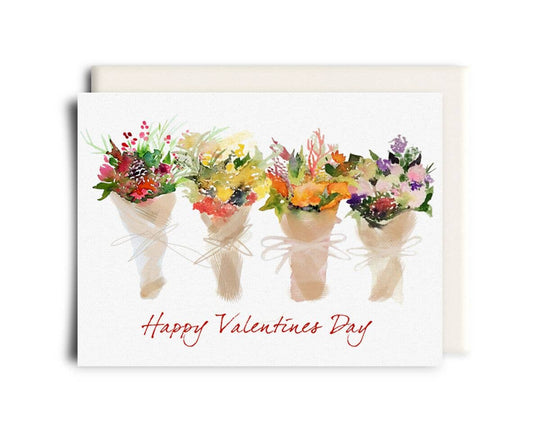 Valentine Bouquets | Greeting Card