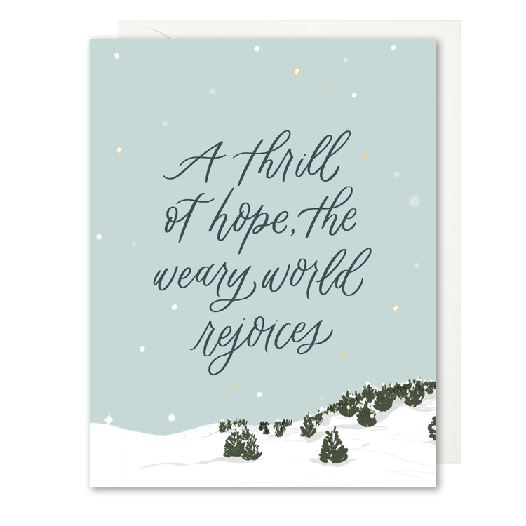 Thrill of Hope Christmas Card